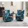 Antonanzas Floral Manual Swivel Rocker Recliner