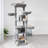 68 Inch Multi-Level Large Cat Tree with Hammocks and Scratching Posts-1223141467