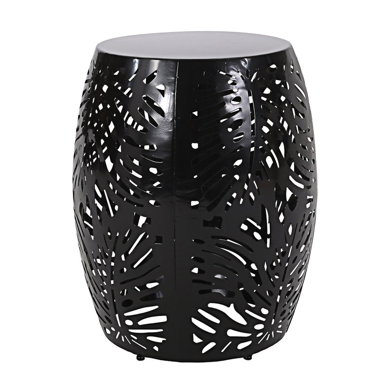 Table d'appoint d'extérieur, Noir
