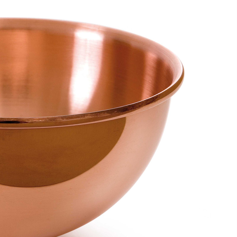 Mauviel M'PASSION Egg White Beating Bowl With Ring, 7.7-Qt