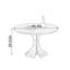 Table ronde multifonctionnelle brun foncé durable-1537834357