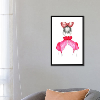« fille capillaire », reproduction d’art sur toile tendue