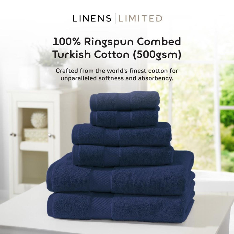 Linens Limited Large Towels, Bath Sheets for the Bath or Shower, Turkish Cotton, Soft and Luxurious, Super Absorbent, Machine Washable