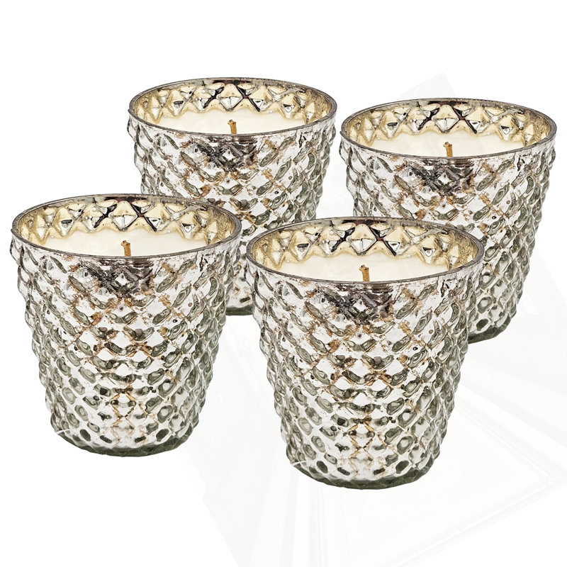 S/4 Scented Soy Wax Candle