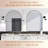 Hafsa Antique Arched Bathroom Vanity Mirror | Stainless Steel Frame-1983664098-1954544152