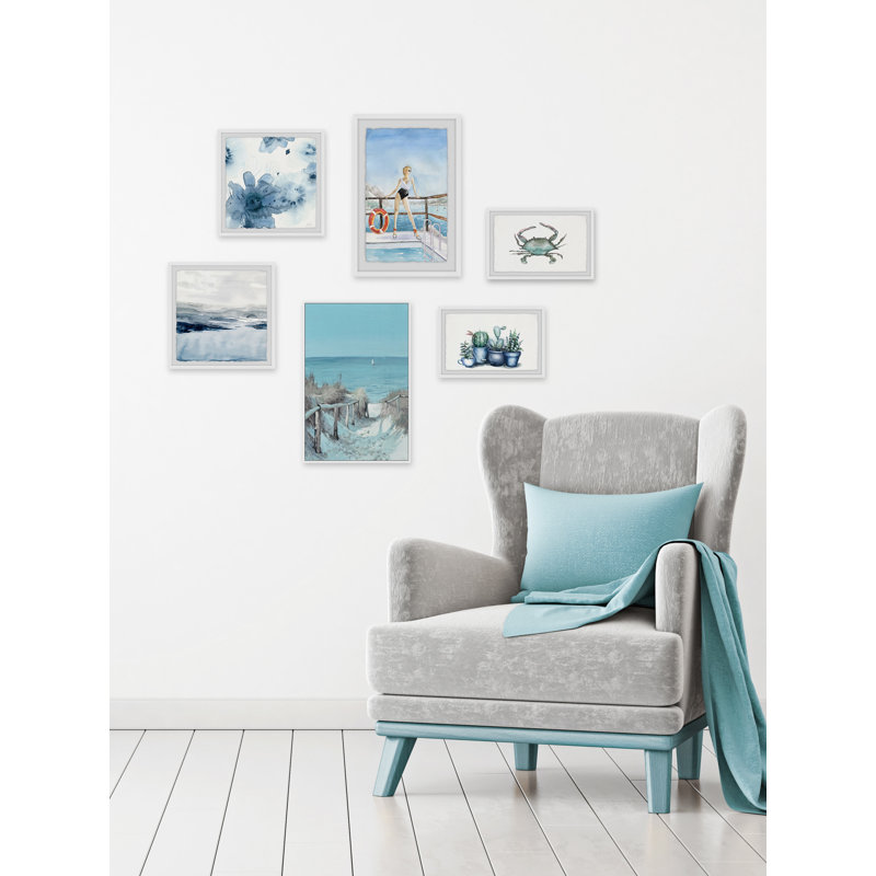 Abdirazaq Into the Azure Hexaptych