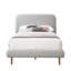 Grand lit Cleo Grey Boucle-748762551
