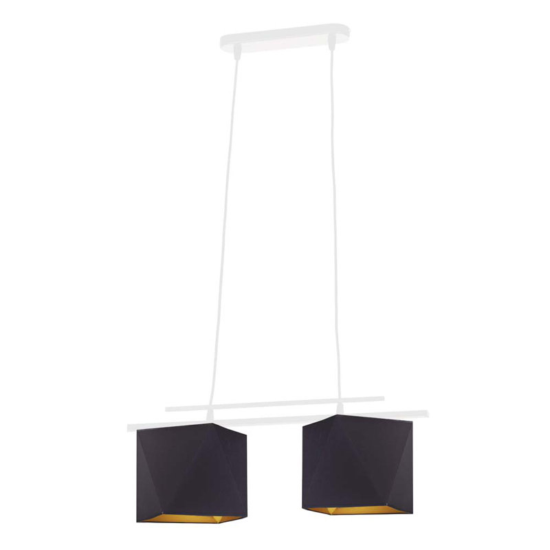 Wayzata 2 - Light Kitchen Island Pendant, Black