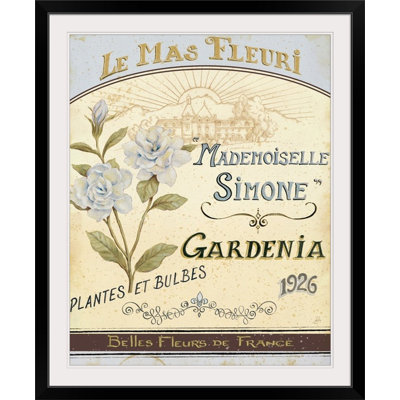 « iv », art textuel brissonnet, French Seed Packet