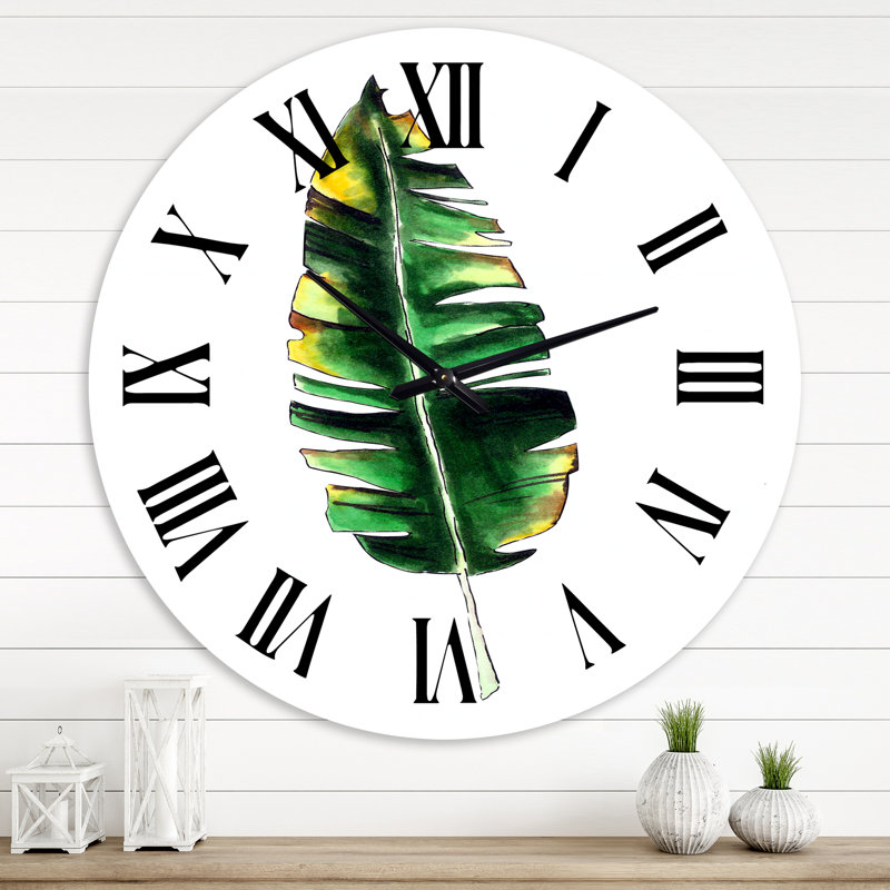 Horloge murale bohème et éclectique, Surdimensionné