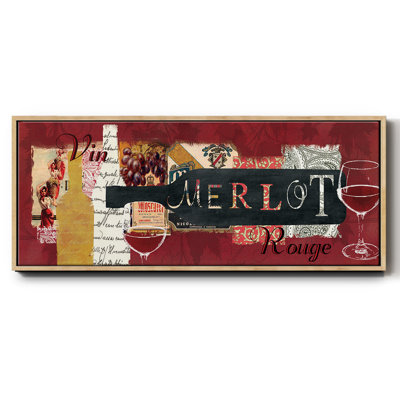 Merlot- Framed Canvas