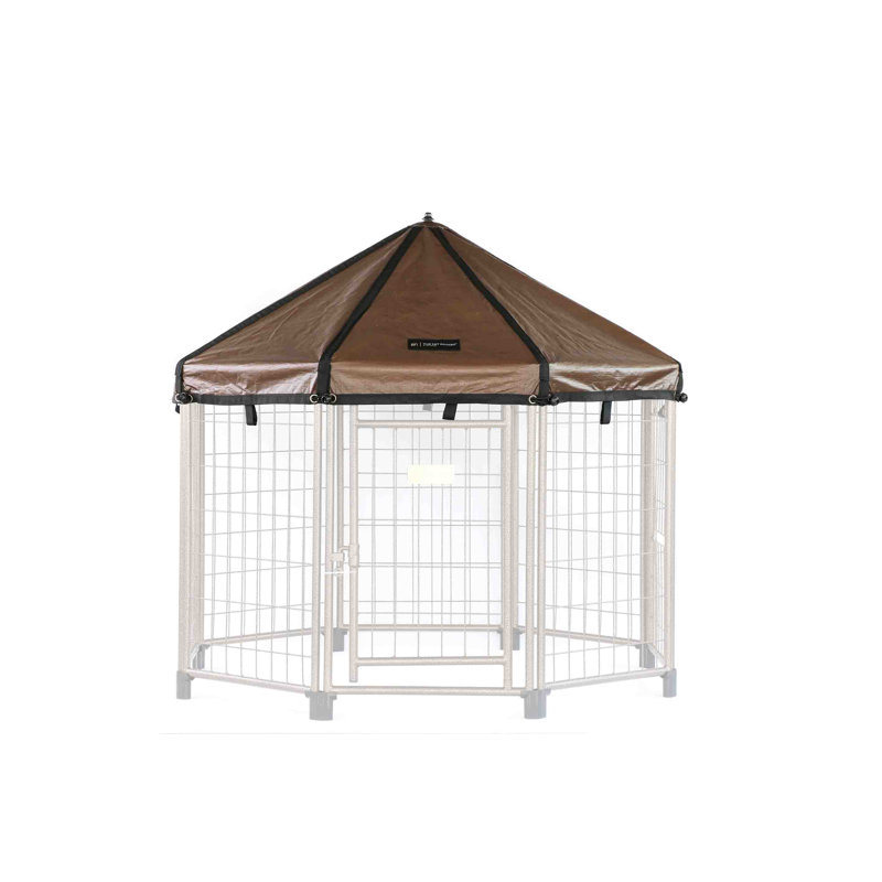 Auvent de remplacement pour animal de compagnie Pet - réversible - brun / blanc, polyéthylène, H 48 po x l 48 po x P 48 po