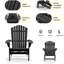 Chaise Adirondack pliante en bois massif Noyes-1085078643