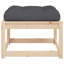 Garden Footstool Ottoman Footrest Outdoor Stool Seat Solid Wood Pine-646013935-646013934