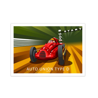 Red Car by Stephen Millership - Print