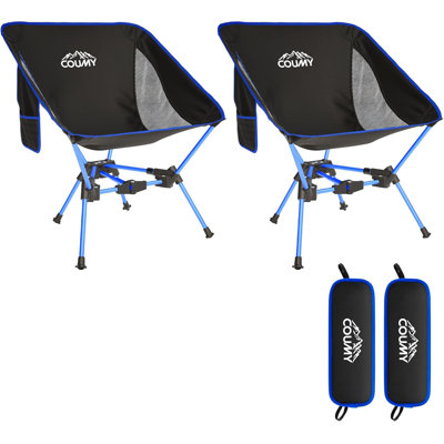 2 Pack Portable Camping Chair Backpacking Chair, Folding Camping Chair With Carry Bags