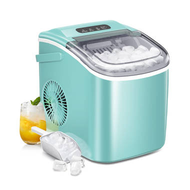 Deco Chef Compact Electric Top Load 26 lb. Daily Production Portable Clear Ice Maker Finish: White E1DCIMWHT