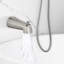 Douche à 7 jets en nickel brossé, 1,8 gal / min, configuration de perceuse, douches 5 po avec 48 réglages, buses, angle réglable en nickel, débit de 1,8 gal / min, installation, douches, 7 modes de pulvérisation, support à main coulissant
