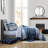 Nautica Linden Fleece Navy Reversible Comforter Set-73752759
