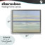 Cadre flottant Tranquil Coastal Morning Waves, design par Sally Swatland-268229507-268229528