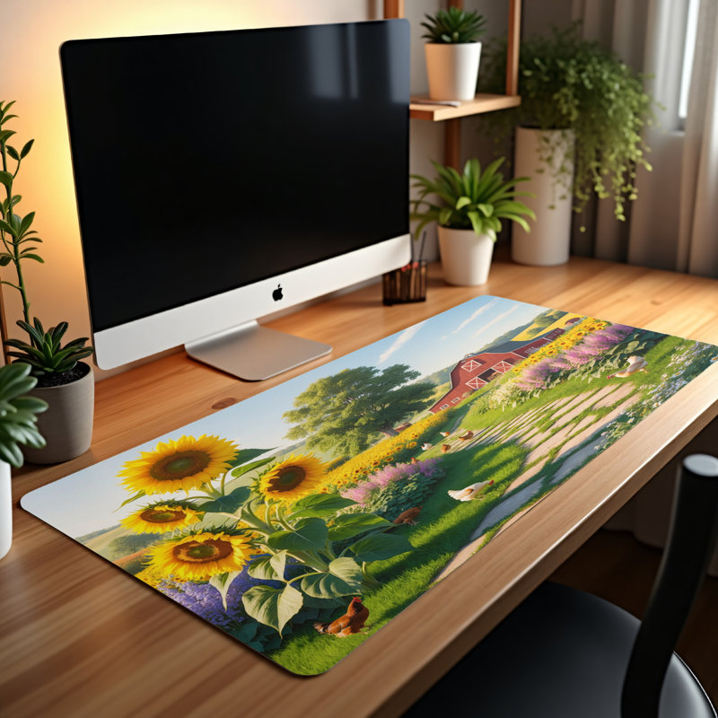 Polyester Desk Pad, 31.5x15.5