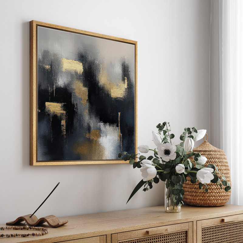 Reproduction d'art encadrée sur toile encadrée pour décoration de salon, Naturel, H 16,8 po x l 16,8 po