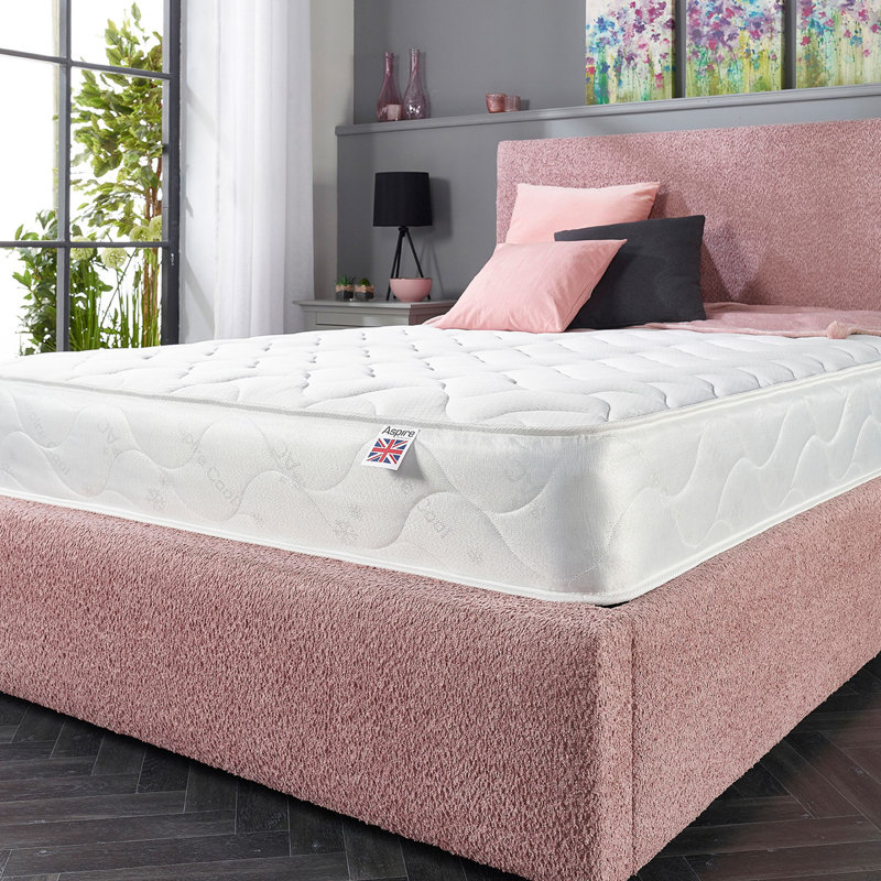 3 Layer Memory Foam Comfort Hybrid Bonnell Sprung Mattress, Small Double (4')