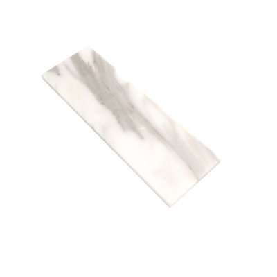 Grandis 4 in. x 12 in. Honed Marble Tile