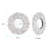 Audie Solid Wood Frame Round Wall Mirror