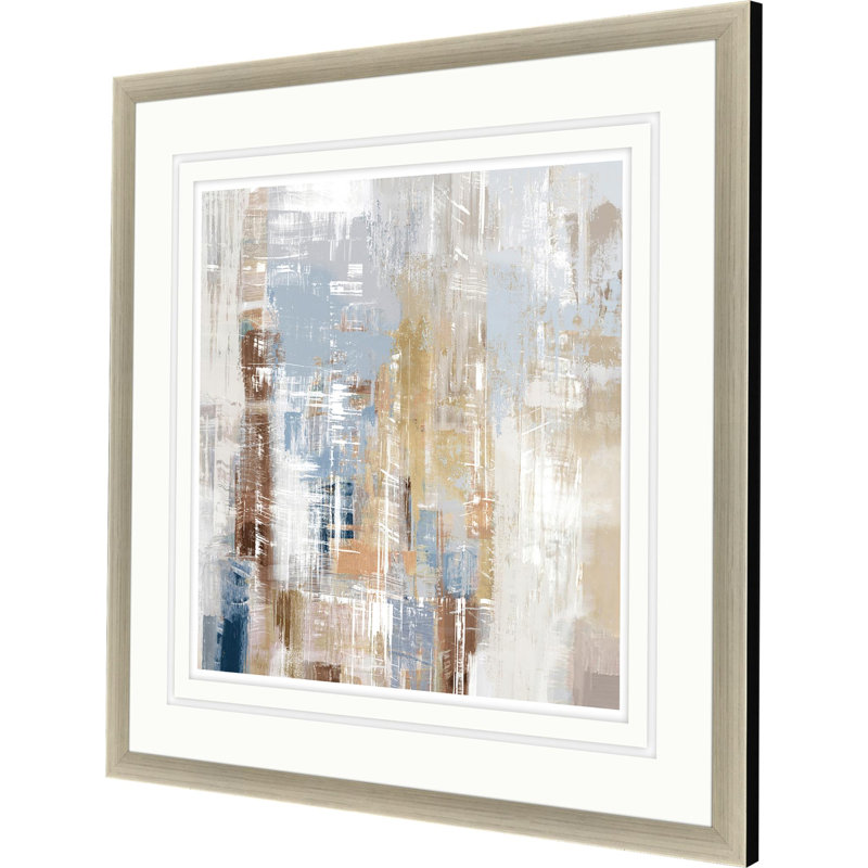 Cosmic Rush Silver Framed Print Wall Art