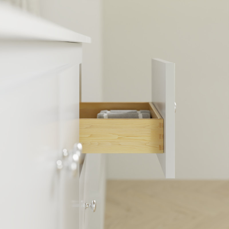 Armoire de meuble-lavabo sans comptoir Slab l 42 po x P 21 po x H 34,5 po Dewy Morning, Dewy Morning