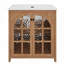 Meuble-lavabo de ferme 31 po avec lavabo en céramique-2061850811