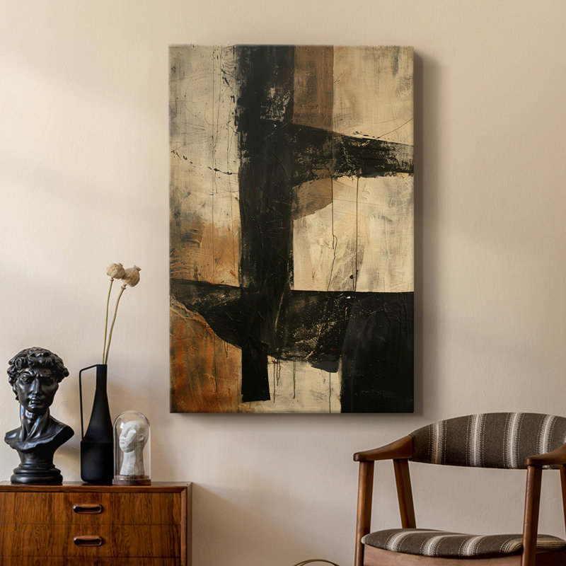 ABSTRACT Series CECLVI - Cavas de galerie sur mesure, H 18 po x l 12 po