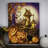 Haunted House 18x24 Fully Illuminated ColorChange LED Print