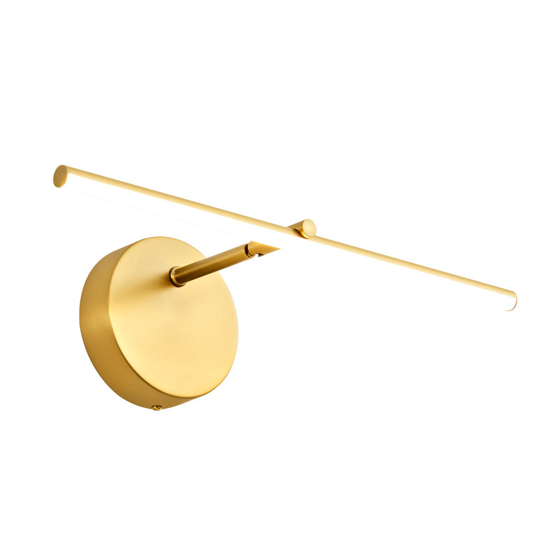 Applique murale à 1 lumière DEL à intensité variable avec 5 lumières réglables Ebern Designs, H 6,9 po x l 16 po x P 6 po
