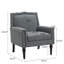 Upholstered Cotton Armchair