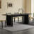 Black Rectangle Solid Wood Dining Tables-1717135067