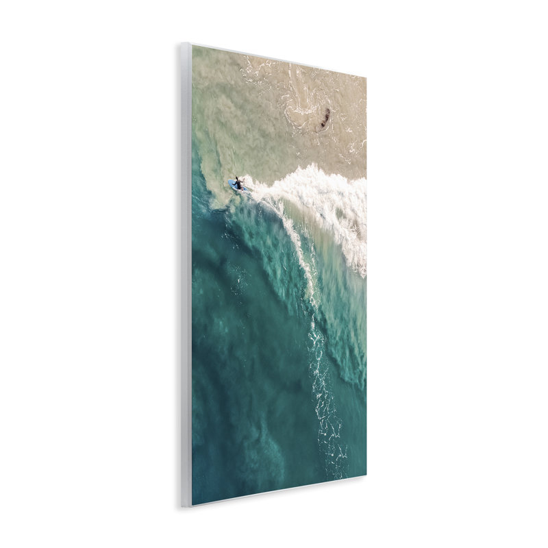 «Surfing Clear Waters» par Nataly White, H 15 po x l 10 po