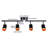 27.56'' 4 -Light Fixed Track Track Kit with Dimmable-108990018