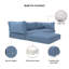 Indoor/Outdoor Sectional Sofa Replacement Cushions Set, 5 Inch-1965075103