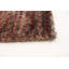 Tapis décoratif en laine brun foncé de conception unique 4 pi x 6 pi 1 po Ayvani noué à la main
