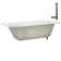 66'' x 34'' Acrylic Soaking Drop-In Bathtub, Drain Included