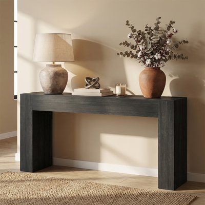 63" Console Table, Narrow Behind Couch Table