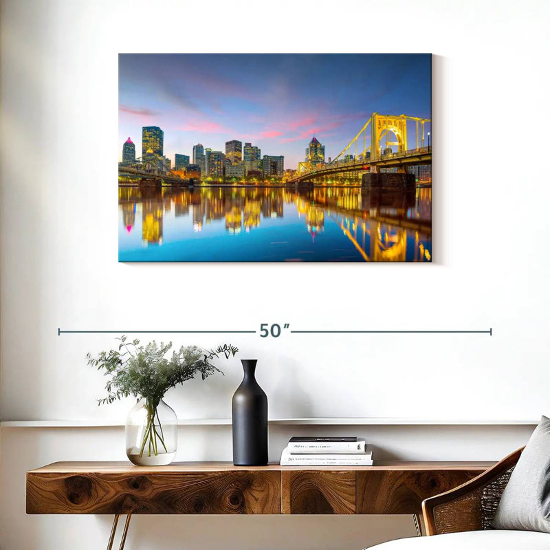 Ravi Pittsburgh City Lights, H 24 po x l 36 po
