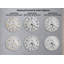 Horloge murale Terrazzo, motif de pierre moderne, montre ronde en verre trempé, décor de béton industriel gris, art mural de cuisine minimaliste-1896281959-1896281952