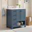 Meuble-lavabo en bois avec lavabo-129226187