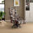 Adjustable solid wood swivel chair