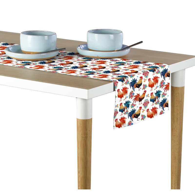 Leaver Geometric Table Runner, 108" L x 14" W