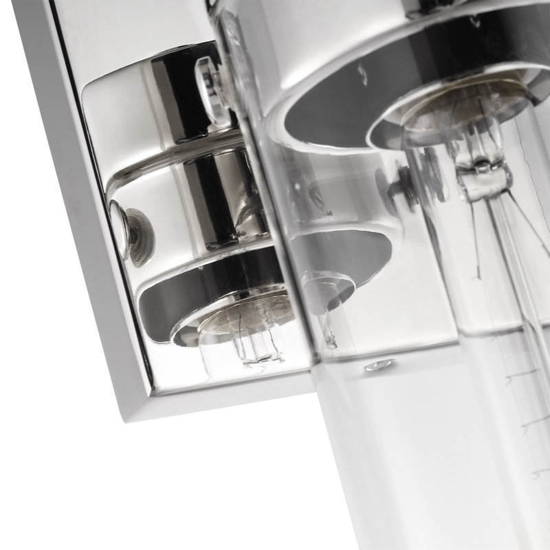 Éclairage pour meuble-lavabo à 3 lumières à intensité variable Glandorf, Nickel poli