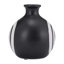 Vase en grès cérame fabriqué à la main avec esthétique bohème moderne - Accent rond décoratif pour un décor minimaliste contemporain.-390808963